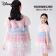 Disney (Disney) children's dress long-sleeved skirt autumn and winter knitted mesh princess dress TD3EQ007 rainbow pink 110