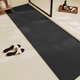 Yusenyi Solid Color Bathroom Door Special Soft Diatom Mud Water-Absorbent Cooling Mat Non-Slip Quick-Drying Dry Floor Mat Milk Brown (Diatom Mud) 45x70cm