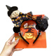 Zi Jiafu Halloween headband hair accessories pumpkin bear bow headband funny party devil decoration spider adult headband 7# glow-pumpkin cone hat ear headband