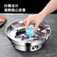 Solid alcohol stove hot pot special pot household hot pot household dry pot outdoor camping stainless steel hot pot pot stainless steel alcohol stove + dry pot + lid_ 26cm
