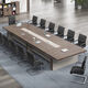 Large conference table long table workbench office long table and chair combination training office furniture simple and modern 2 meters * 1 meters upgraded and thickened