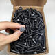 YHGFEE integrated 88-grade black external hexagonal screws GB5783 bolts M5M6M8M10M14M16M20M24M30 5*12 3000 full teeth in a box