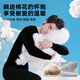 HAILAN HOME SOUSSWEAR THERMAL Vêtements d'automne masculins et pantalon d'automne 100% coton 100% coton anti-bactérien anti-marin et sous-vêtements hivernaux cols ronds à chaud Ensemble 100% coton pur anti-bactérien anti-marins - noir xl / 175 (poids 130-150jin [Jin est égal à 0,5 kg]))