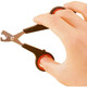 Pet nail clipper, kitten cat nail clipper, cat nail clipper, living small pet universal nail clipper, pet nail clipper - black and red style - 1 piece