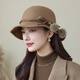 Xiangxue Yuxiu (xiangxueyuxiu) autumn and winter hat women's new French hat women's fashion versatile wool lady hat women's Japanese fisherman hat women's winter beige
