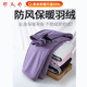 RLAS down pants for women's outer wear in winter 2025 new Northeast minus 40 degrees loose light and thin plus velvet thickened duck down cotton pants purple XL recommended 121-130 Jin Jin equals 0.5 kg