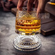 Depinte decompression luminous rotating whiskey glass foreign wine cup Internet celebrity rotating cup water cup crystal glass beer cup diamond 1 piece