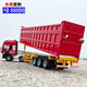 Truck model heavy truck 1 50 heavy duty simulation alloy car large truck dump truck transport truck children's toys medium dump truck red 23 cm