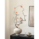 Dragon jujube branches branches Zen wabi-sabi air-dried flowers vase flower arrangement living room hotel model room decoration ornaments maple leaf dragon jujube branch 1 long branch 1 short branch random shape