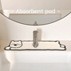 Slow talk kitchen countertop faucet drain mat bathroom waterproof anti-slip water-absorbent oil-proof easy to clean special mat 10*61cm