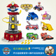 Westinghouse Wangwang team achieves Weiye Sound and Light Super Headquarters Viewing Tower Toy Set Rescue Vehicle Children's Gifts Genuine [Sound and Light] Super Power Large Watchtower 16786