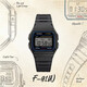 CASIO Japan direct mail Casio F-91W series Laden same retro small square sports waterproof watch F-91W-1JH retro hot model