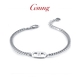 GsunG Platinum Pig Nose Bracelet Women's PT950 Pure Platinum Cuban Chain Design Men's Fashion Bracelet Priced by Gram Contact before bidding