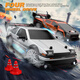 Cross-border hot selling RC four-wheel drive high-speed drift remote control car AE86 remote control racing children's simulation car model toy 1 24 Purple Ford 8605