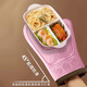 Anti-scald gloves, insulated and thickened silicone kitchen oven special baking, high temperature resistant, non-slip, anti-heat, microwave oven baking, radish rabbit-sakura powder 1 piece
