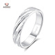 Aido diamond pt950 platinum ring for men and women, couple ring, platinum morning and evening engagement ring, live ring, 5.7-5.9g (17-19# can be worn)