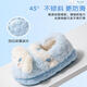 DFBK cartoon children's cotton slippers bag with autumn and winter girls princess indoor warm thickening parent-child cotton shoes girls plus velvet cheese bottom jade cinnamon dog 34-35 yards inner length 22cm