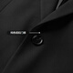 Heilan House Suit Men's Light Business Classic Series Elegant Gentleman's Large Size Suit Men's HTXAW3Y001A Black 02 S 170/88A Recommended 57~62kg
