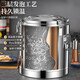 WMF Futengbao insulation bucket commercial large-capacity rice bucket stainless steel soup porridge bucket soy milk ice powder bucket stall ice bucket special 26Jin Jin equal to 0.5 kg water extra thick foam three-layer insulation 20L single dragon