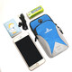 Yuanzu outdoor mobile phone bag running sports arm sleeve waterproof arm bag can be worn on one shoulder and cross-body mobile phone bag unisex new model black 8007