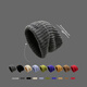 Fat Donglai quality cold hat woolen hat 2025 autumn and winter big head circumference pile hat men and women loose thickened and lengthened toe cap black collection plus purchase ++ shopping bag