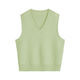 Spring 2025 new Korean style stacked sweater vest shirt two-piece vest women's style with a small fragrance style ++2025 vest new Chinese style national style vest stacked vest vest with a fragrance style S S