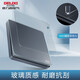 
DELIXI switch socket panel ultra-thin acrylic panel CD226 Dehao Starry Sky Gray Frameless Flat Socket Inclined Five-hole Socket