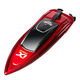 Shantou Lincun 24g mini small remote control boat toy can launch speed boat waterproof racing boat charging indoor multi-person competitive competition red charging remote control speed boat + charging head - free remote control battery