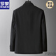ROMON spring new seersucker casual suit jacket men's business single suit top small suit thin suit new product blue L 175 recommended 120-145 Jin Jin equals 0.5 kg