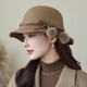 Xiangxue Yuxiu (xiangxueyuxiu) autumn and winter hat women's new French hat women's fashion versatile wool lady hat women's Japanese fisherman hat women's winter beige