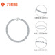Liuguifu Jewelry Platinum PT950 Horsewhip Chain Men's Bracelet Classic Versatile Plain Chain Bracelet for Boyfriend's Birthday Gift Zongguang Bracelet 13.05g