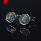 Pierre Cardin (Pierre Cardin) French imported quality gilt starry sky gold French shirt cufflinks and cuff nails business men's cuff nails shirt button sleeves x101 gilt starry sky silver