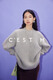 C EST M South Africa imported first-class baby mohair soft matt texture lazy silhouette sweater soft matt gray ready stock S