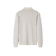 JOEONE Shopping mall same style 100% wool sweater men's autumn and winter light luxury wool comfortable inner top slim fit + oatmeal khaki + JY1C52517 L 175/96A(50)