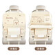 Car seat back storage bag, children's table storage bag in car, car multi-functional rear storage bag, cake bear - foldable dining table + tissue box