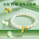 Geschenke für lange Zeit 999 Fuß Golden Gold Anhänger Armband für Mädchen Geburtstagsgeschenk für Mädchen Dame schicken Freundin zum Frau Lehrer Tag praktisch