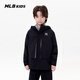 MLB Children's Official Boys and Girls Outdoor Trendy Warm Waterproof Sunscreen Three-in-One Washing Jacket 25 Autumn and Winter New Style Black One Size 140cm