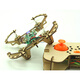 UAV bricolage assemblage en bois bricolage quadrirotor modèle école science et éducation expérience télécommande modèle d'avion formation câble de chargement USB standard