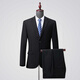 BOSS business formal wool men's suit spring and autumn high-end wedding solid color suit jacket navy/no slit S C version 165/92C