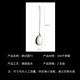 Yilan spoon soup and rice spoon 304 stainless steel food grade complete tableware Korean round spoon corrosion-resistant and rust-resistant 2 pieces