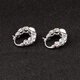 Limited time special price full diamond flash earrings for women 2025 new fashion versatile simple high-end G1D gift box 1 pair of earrings