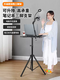 TKHE mobile phone live broadcast stand tripod with fill light tray floor-standing liftable clip quick-hand adjustment Internet celebrity special outdoor multi-functional beauty equipment video shooting artifact tray + mobile phone cantilever bracket