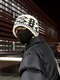 Departure day hat for girls, good-looking winter women's woolen hat, high-end internet celebrity knitted hat for men, Korean style cold hat, multi-functional supreme suit (versatile black+scarf+gloves) Already