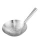 Extra thick stainless steel colander for frying household chef oil drum leak kitchen filter fishing spoon large commercial strainer reinforced and thickened - durable all steel handle 24cm extra thick stainless steel colander