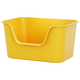 JD Logistics Cat litter box semi-enclosed anti-splash extra large cat toilet household cat litter box cat litter box yellow (free black shovel) PP 53*36*23*cm