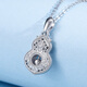 Meluxe Menai Yi Gourd Qingmeng PT950 Platinum Necklace Chinese Style Gourd Pendant Fulu Pendant Women's Birthday Gift About 3.6g (Silver Chain Free)