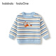 Bala balaOne children's sweater boys and girls 2025 winter sweater baby sweater 208425103208