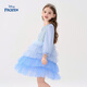 Disney Love Elsa Girls Autumn Clothes Princess Skirts Dresses Girls New Dresses Spring Girls 2026 New Children's Clothes