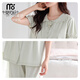 Pyjama modal pour femmes en été coton pur 2025 Nouvelles manches courtes avec poitrine de poitrine pantalon intégré de style mince et vêtements de vêtements à domicile 694 mètres blancs avec poitrine de poitrine de coton de coton de coton M (155-160): Convient pour 90-110jin [Jin est égal à 0,5 kg]