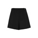 Enos Yashi Shopping Mall Same Style 2025 Winter New Commuting Modern High Waist A-Line Shorts Casual Pants Women 41023022 Black S